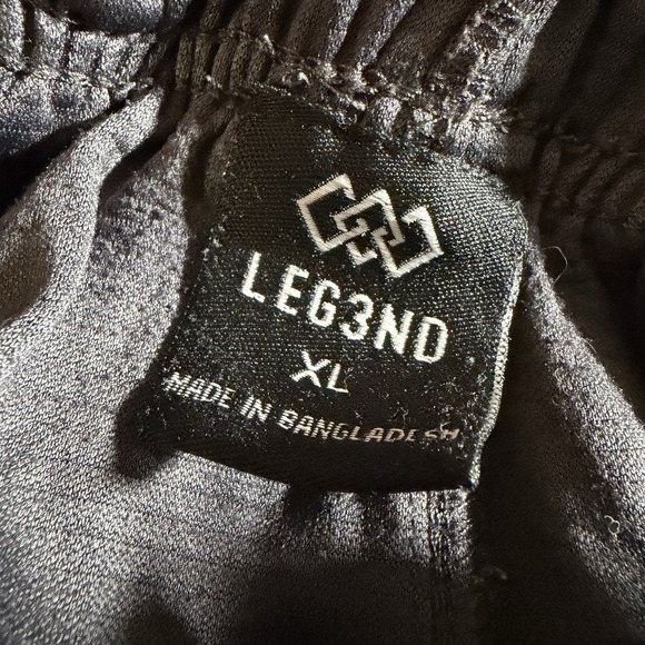 LEG3ND Mens Gym Short Running Training Elastic Size XL Gray - Picture 3 of 8